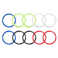 PATIKIL 10M Badminton Racket String, 10 Pack Durable Nylon Racquet Replacement Lines Thread Wire High Elastic for Badminton Training, 5 Colors