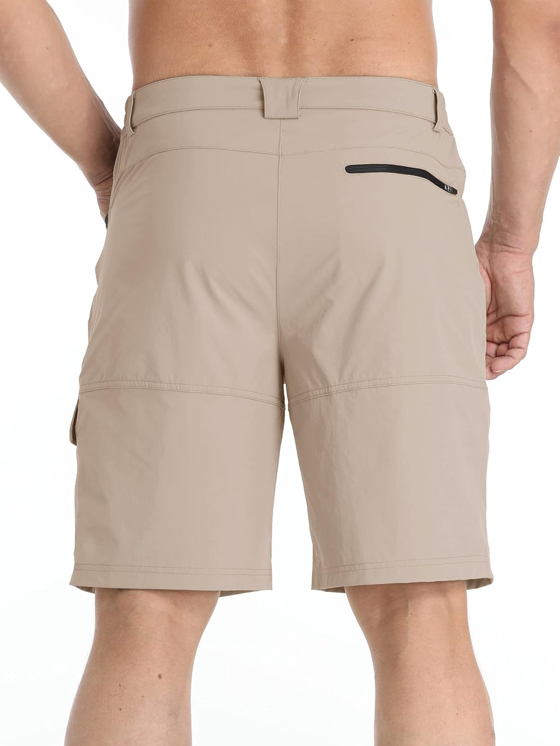 TACVASEN Men's Quick-Dry Cargo Shorts - Water-Resistant Casual Hiking Shorts | Summer Outdoor Wear