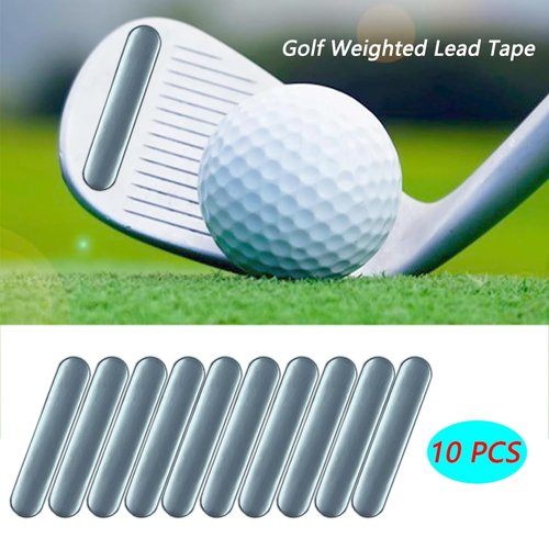 LOOEEL 2 PCS Golf Swing Weight Ring and 10 PCS Golf Lead Tape.Golf Club Head Weight Device and Golf Weight Lead Strap are Used for Golf Club Swing and Weight Adjustment Training.