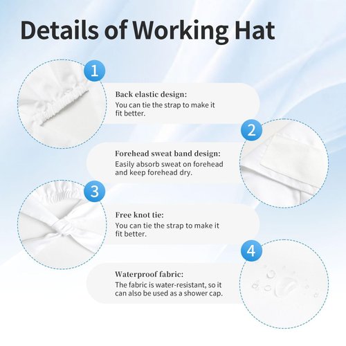 Big Sasquatch Foots Sasquatch Working Cap Scrub Cap with Sweatband Adjustable Unisex Men Women Tie Back Hat Nurse Surgical Caps