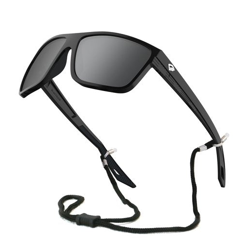 TOREGE Mens Women Sunglasses Polarized Sports UV Protection Wraparound Lightweight Sunglasses for Fishing Golf Driving Baseball NAUTILUS (C14)