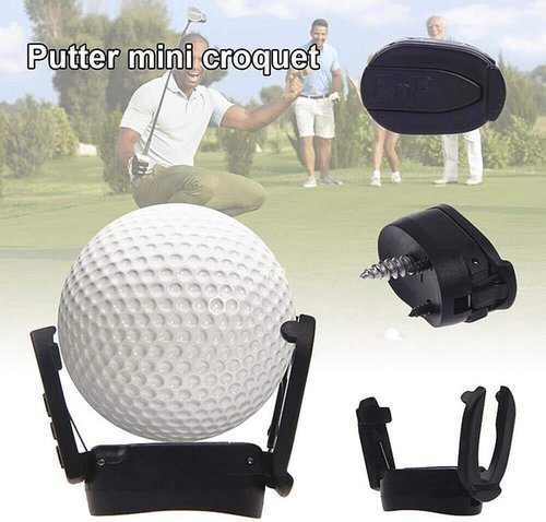 FINGER TEN Golf Ball Retriever for Putter Piker Upper 2/4/6/8/10 Pack Suction Cup Ball Grabber Tool with Screws Foldable Mini Ball Retrievers for Men Women Golfer (10 Pack)