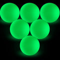 Glow in the Dark Lacrosse Balls Official Size - Six Pack, Green+6 - Soulchen