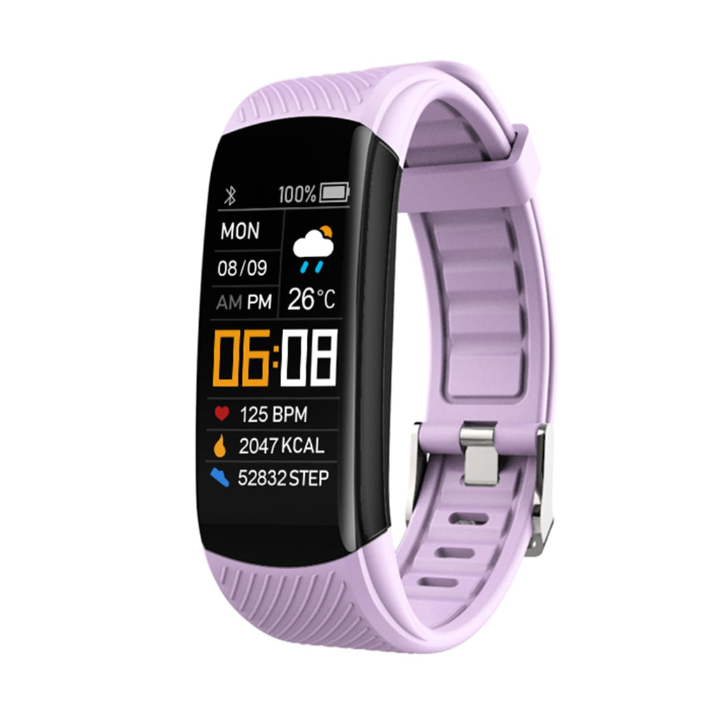 Yihou Fitness Trackers Fitness Watch Smart Watch with Heart Rate Monitor Multiple Sport Modes Sleep Monitor Step Counter for Android iOS Light Purple