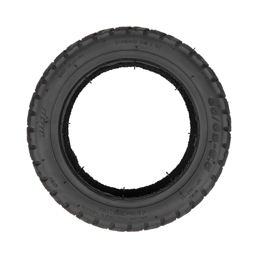 ZAITUO 10" 85/65-6.5 Rubber Explosion-proof Tubeless Tire 10-inch Replacement for Ninebot Segway Self-Balancing Scooter, Xiaomi Mini Pro, GOTRAX GX2 Hoverboard Electric Scooter Tyre Wheel Parts (2)