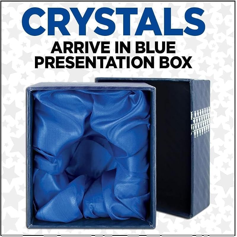 10 Custom Crystal Trophy - 8" Personalized Apex Award with Engraving