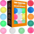 3 Star Ping Pong Balls by High Bounce - Durable ABS Material for Training, Party Games & Cat Play