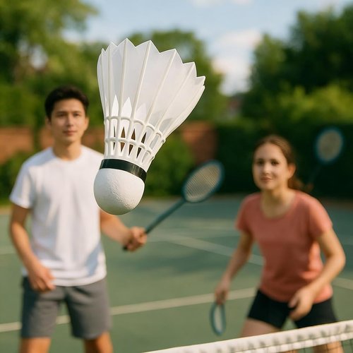 ZHENAN Goose Feather Badminton Shuttlecocks,12 Pack Feather Badminton Birdies-Hight Speed Training Birdie Ball for Indoor and Outdoor Matches,Highly Stable & Durable Shuttle Balls