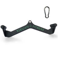 YIXUAN FITNESS Wide Grip Lat Pulldown Attachments V Bar, Close Grip Lat Pull Down Bar Double D Row Handle Tricep Press Down Bars Cable Machine Accessories, Gym Back Attachment