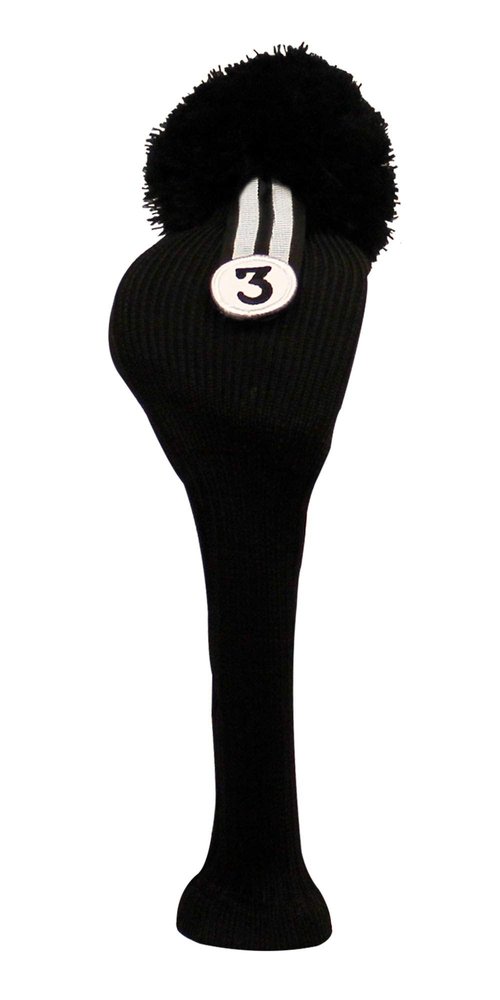 Izzo Golf Vintage Fairway Headcover, Black