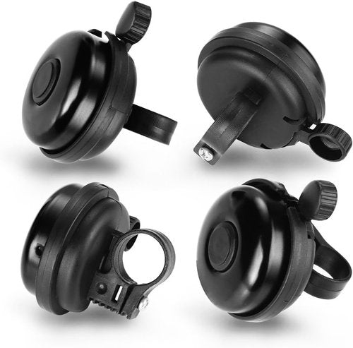 Accmor Bike Bell & Handlebar Mirror Set - Essential Cycling Accessories for Kids & Adults