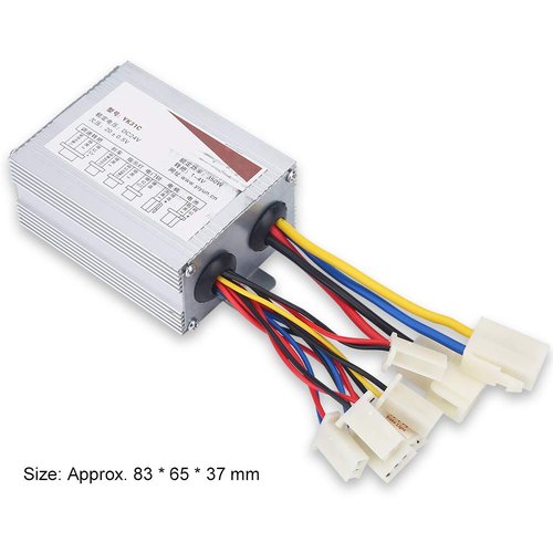 Bike Brushed Controller, 24V 350W Sensitive Steady Electric Motor Controller Replacement Parts Brushed Speed Controller for Electric Bicycle Scooter Equipment