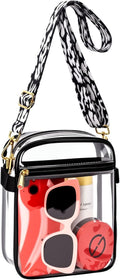 MAY TREE Clear Purse - Stadium Approved Handbag with Adjustable Strap for Events & Concerts