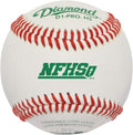 Diamond Baseballs - NFHS Professional League Leather Balls | 12-Pack for Competitive Play