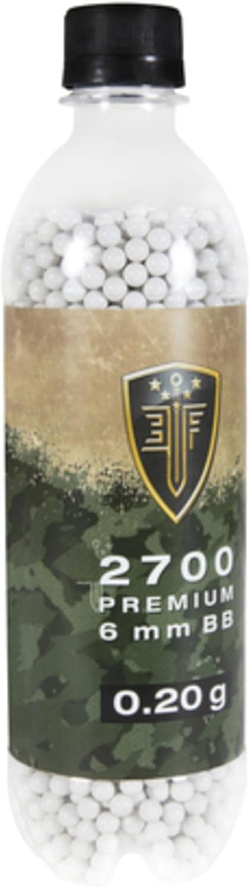 Elite Force Premium Airsoft BBs - 6mm .25 Gram - 2700 Count for Precision Shooting