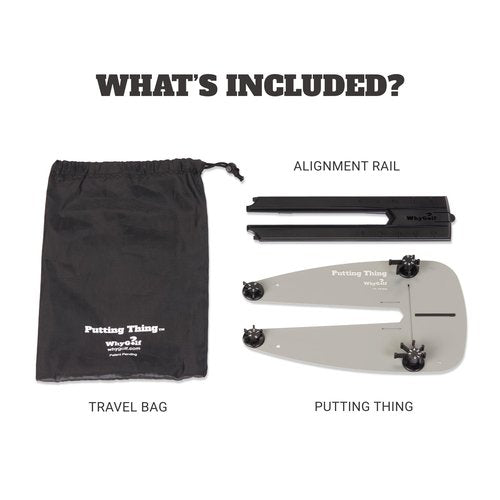 WHYGOLF Putting Thing - Perfect Your Putting Stroke with Adjustable Putting Gates, for Putting Green & Home Practice, Golf Putter Teaching & Golf Training Aid for Club Practice Equipment