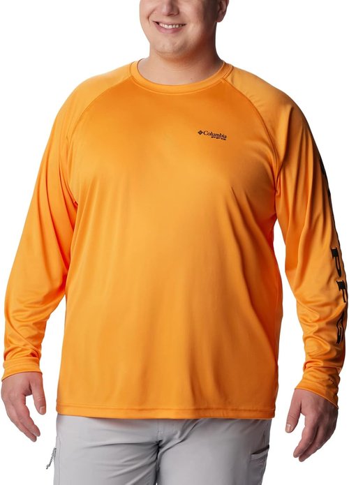 Columbia Men's PFG Long Sleeve Fishing Shirt - Quick-Dry Fabric | Lightweight & Comfortable