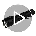 Skysted WF-502B 1200 Lumen Tactical Mini Flashlight with Clip - Black