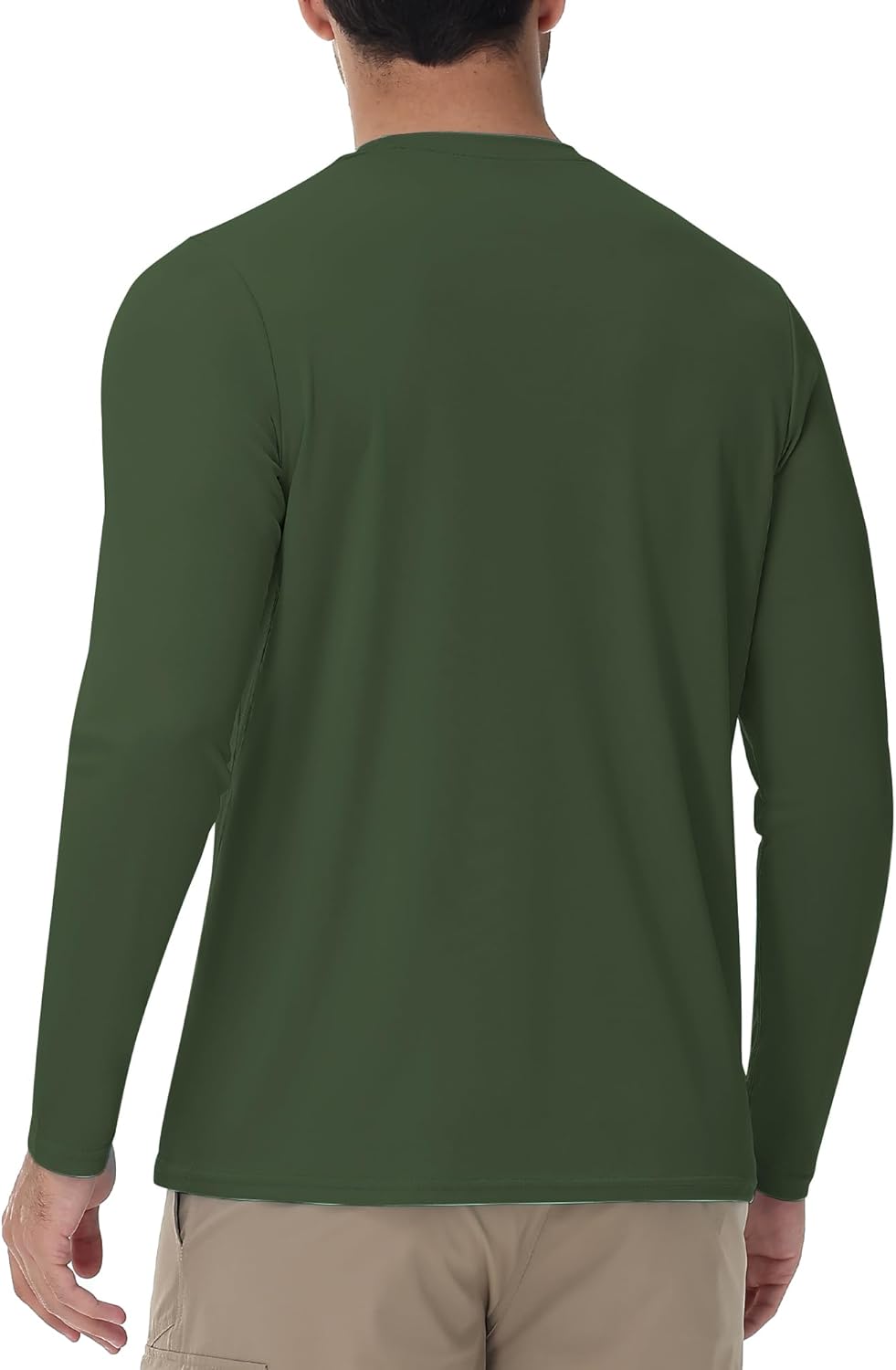 Runhit Men's UPF 50+ Sun Protection Shirt - Long Sleeve UV Swim & Fishing Rash Guard | Quick Dry, Lightweight
