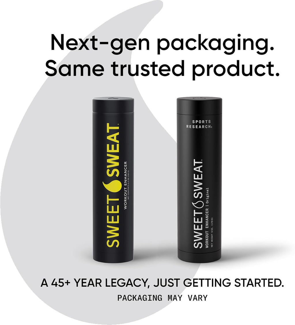 Sports Research Sweet Sweat Workout Enhancer Gel - Maximize Exercise & Boost Sweat - 6.4oz Stick