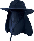 KOOLSOLY Fishing Hat - UPF 50+ Sun Protection Cap with Neck Flap for Men and Women