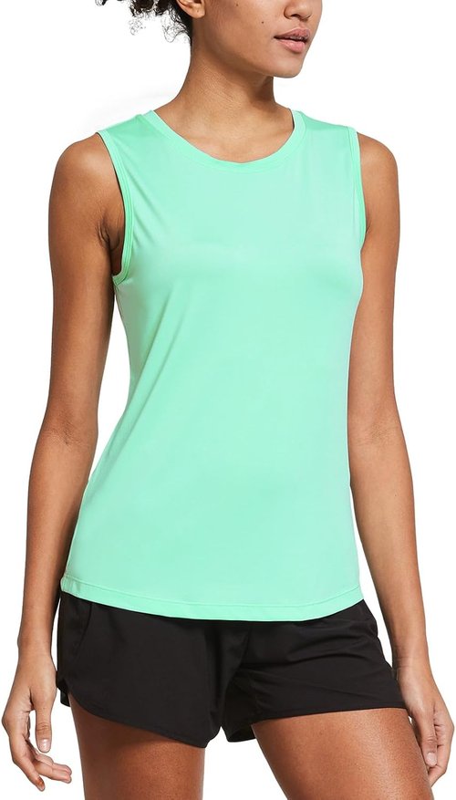 Baleaf Workout Tank Tops - Women's Sleeveless Athletic Yoga Shirts | Loose Fit for Gym & Exercise