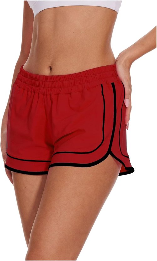MEIVSO Women's Running Dolphin Shorts - 3'' Quick-Dry Athletic Shorts with Zipper Pockets