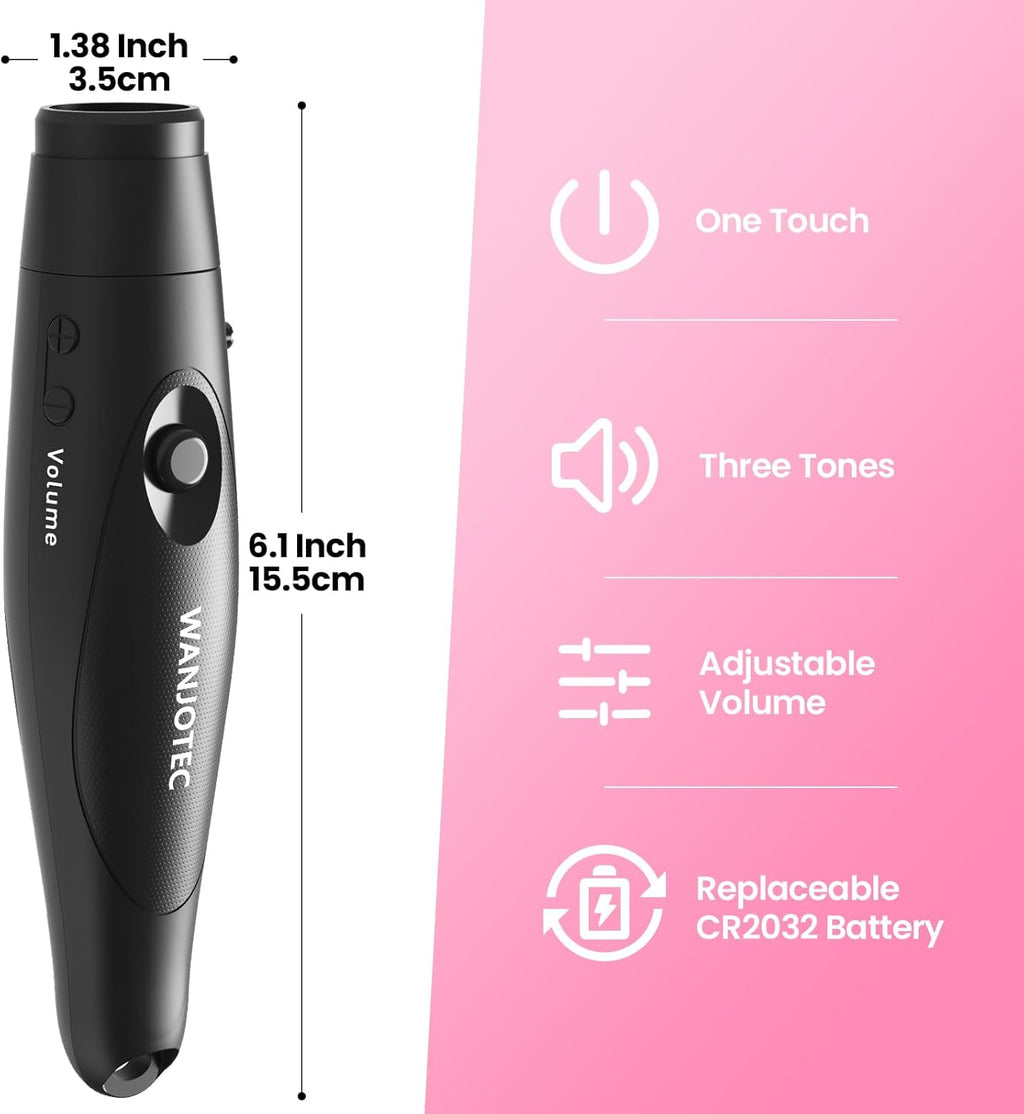Skiennix Electronic Whistle - 3 Adjustable Tones, 130dB Maximum Volume | Handheld Emergency Whistle for Sports