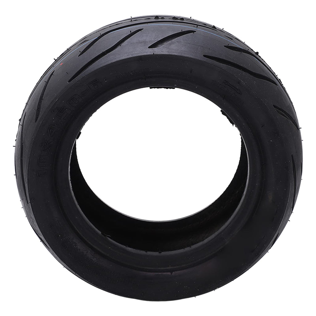 RiToEasysports Electric Scooter Tire, 10 Inch Rubber Construction Lightweight Black Tire, Scooter Replacement Tire for Commuters Urban Riders Daily Travel