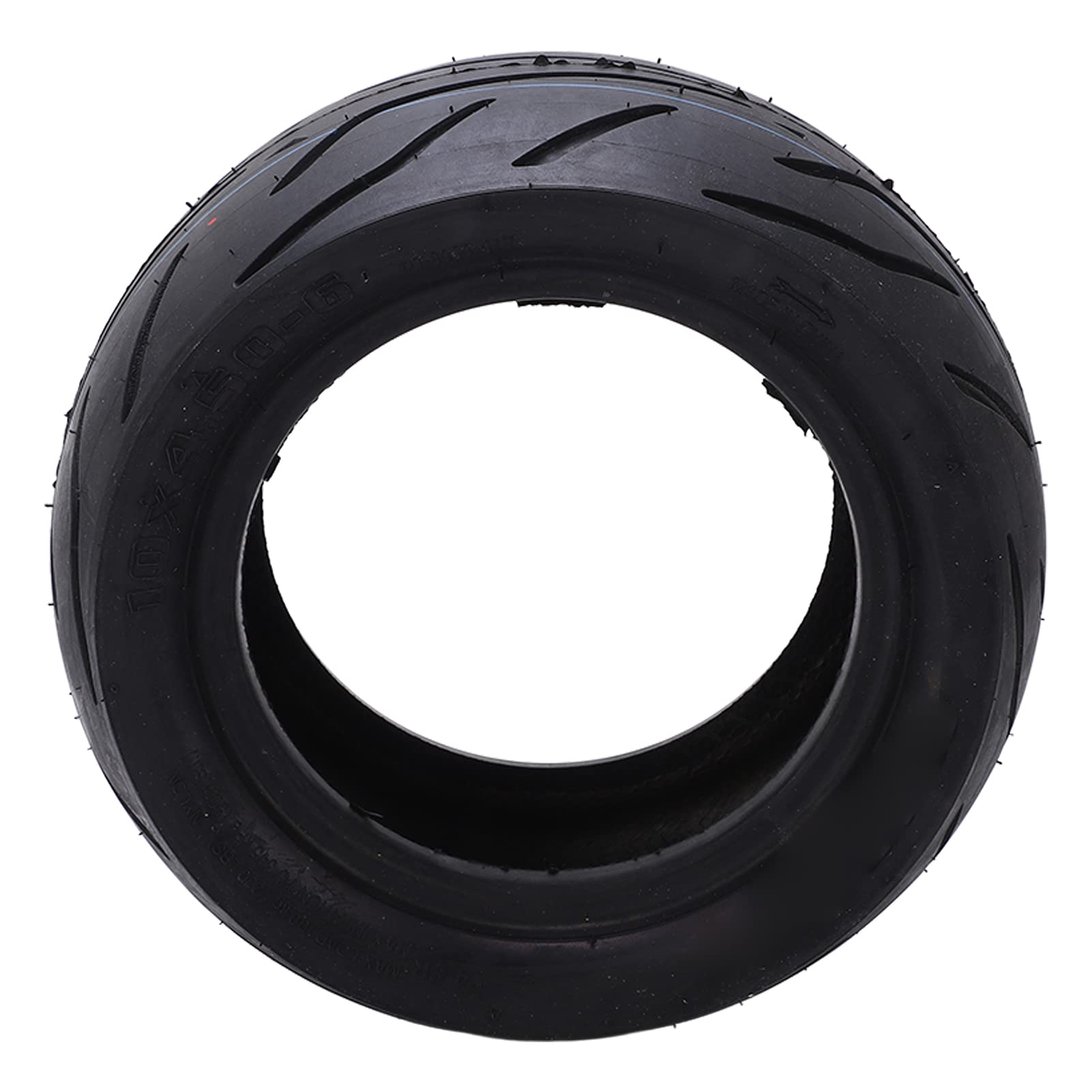 RiToEasysports Electric Scooter Tire, 10 Inch Rubber Construction Lightweight Black Tire, Scooter Replacement Tire for Commuters Urban Riders Daily Travel
