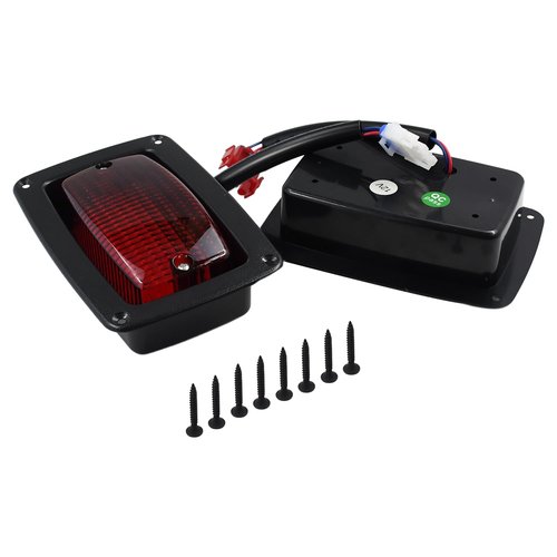 Congparts 1017035 Golf Carts LED Rear Taillights Kit 12V Compatible with Club Car DS 1982-UP Golf Cart Compatible with Yamaha G14 G16 G19 G22 Golf Cart 3 Wire Wiring Plug Led Tail Lights