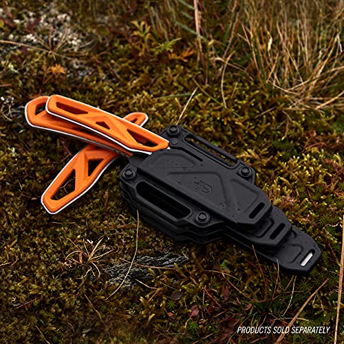 Lightweight Camping Hunting Saw with Sheath - Orange, 7.55 Inch
