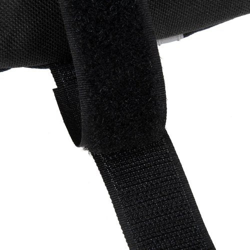 MOOCY Bicycle Bike Storage Bag Triangle Saddle Frame Strap-On Pouch for Cycling -Black