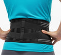 Dr. Arthritis Back Brace Support Belt, Medical Lower Lumbar Brace for Men & Women, Sciatica, Herniated Disc, Scoliosis & More, Black, Large