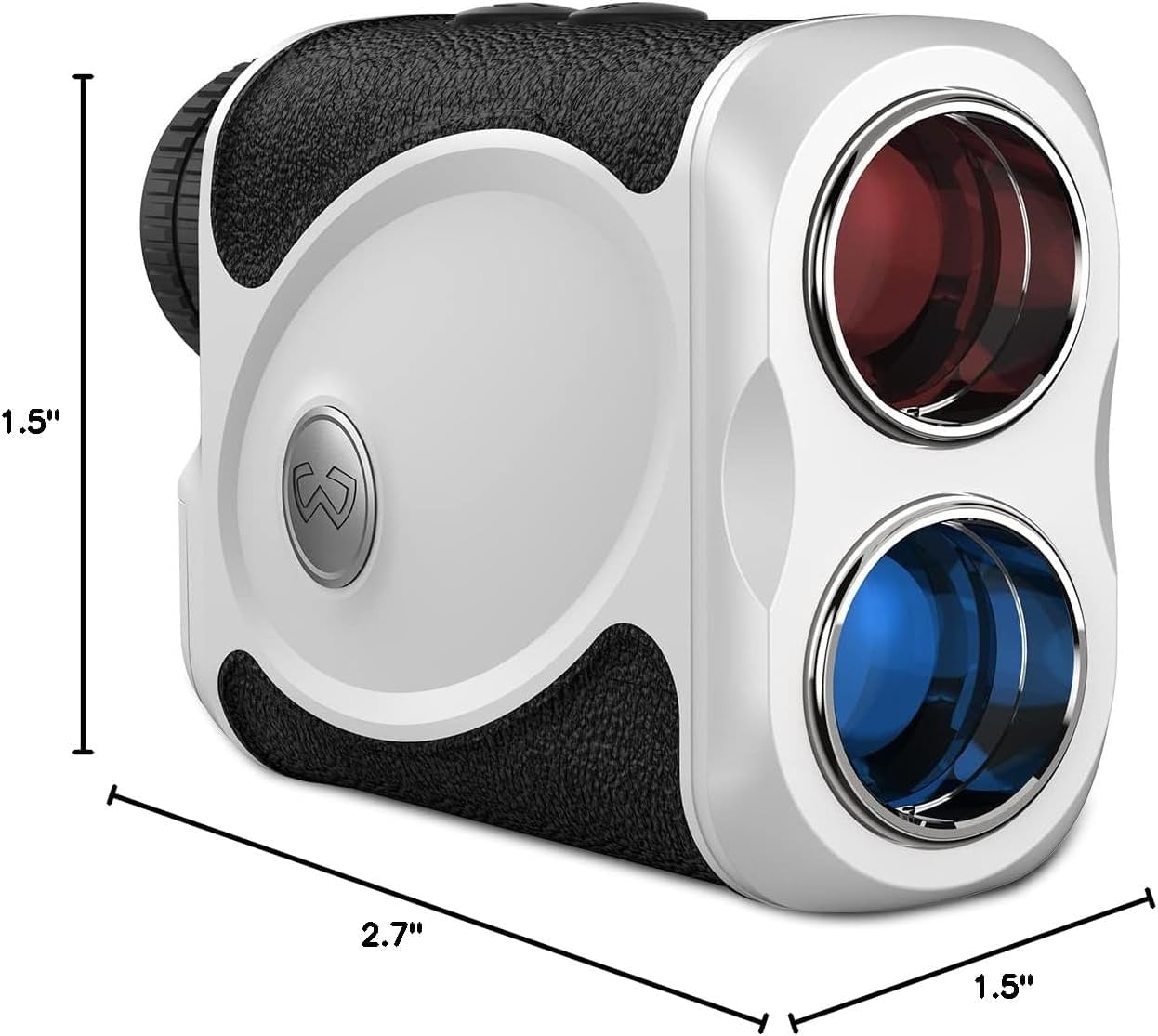 WOSPORTS Golf Rangefinder, 800/1200 Yards Laser Range Finder, High Precision Flag Lock with Pulse Vibration, Tournament Legal Rangefinder for Golfing and Hunting, Battery Included