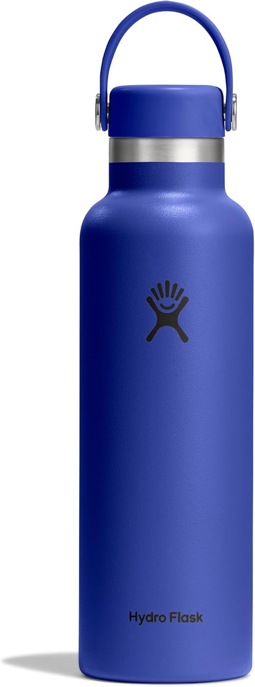 Hydro Flask Water Bottle - Insulated Stainless Steel - Leakproof & Non-Spill | 21 Oz Capri Blue