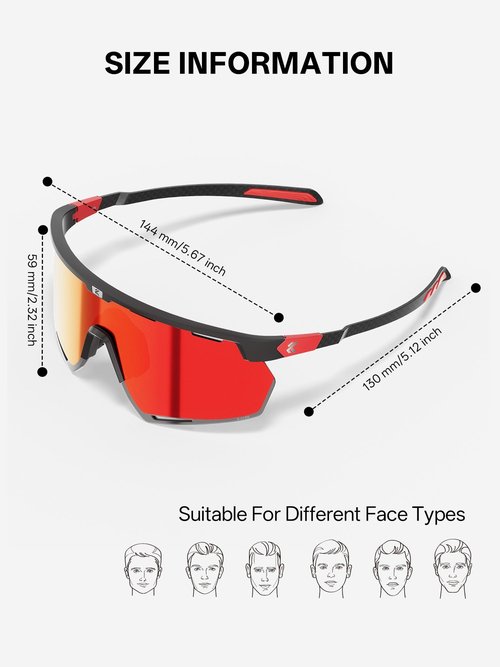 KOVEX Sports Sunglasses 26g Cycling Glasses Men Women Baseball MTB Running Triathlon Mountaineering Hiking K432