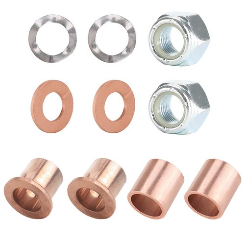 10L0L Golf Cart Front End King Pin Repair Kit for Club Car DS 1981-Up,OEM# 1016386 1010150 1016389 8067 7048 (2 Pack)
