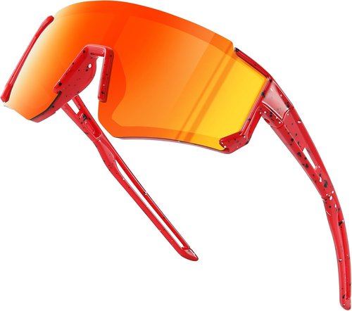 Fanshen Kids Baseball Sunglasses - Polarized UV Protection for Ages 3-12 | Sports Softball Eyewear