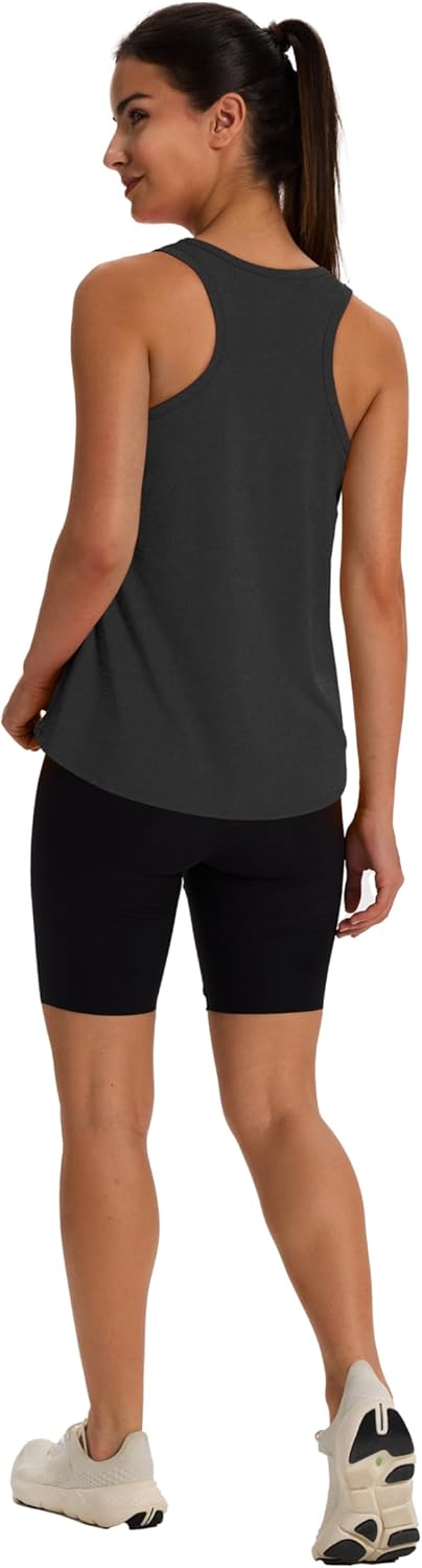 WIHOLL Women's Workout Tank Tops - Sleeveless Athletic Racerback for Gym & Yoga | Summer Fitness (S-XXL)
