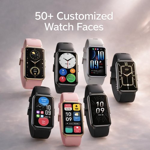 LUNO Active X1 Fitness Tracker - AMOLED Smart Watch with Blood Oxygen & Sleep Monitor | IP68 Waterproof