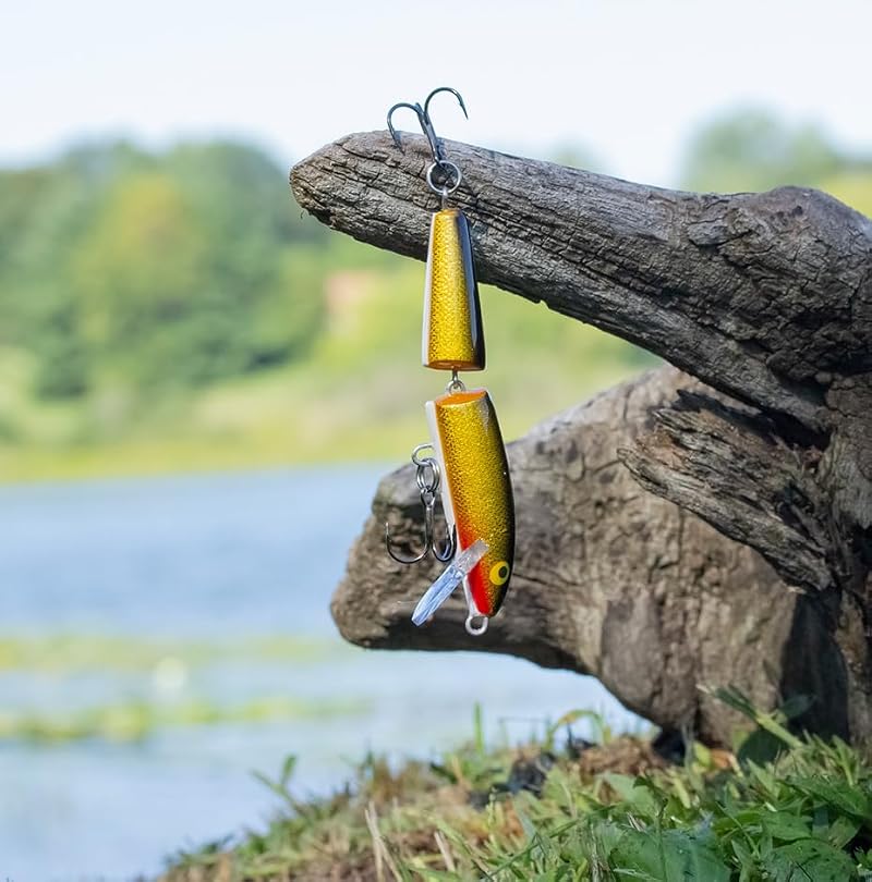 Rapala Jointed 5-1/4" Fishing Lure, 5/8 oz, Blue - 4'-14' Depth