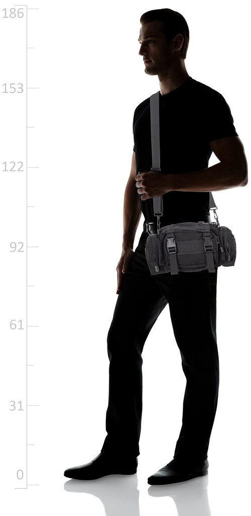 Condor Deployment Bag (Black, 12 x 6 x 5.5-Inch)
