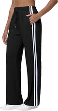 MIVEI Women's Athletic Track Pants - Loose Fit Sweatpants with Zipper Pockets | Available in 28-34 Inseam