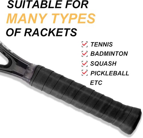 5Pcs Random color Tennis Grip Tape for Rackets, Tennis Handle Anti-Slip Wrap Grip Tape Tennis Racket Grip Tape Badminton Tennis Racquet Grips Overgrip， Racquet Accessories
