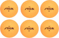 STIGA 1-Star Orange Table Tennis Balls - High-Quality 12-Pack for Enhanced Play