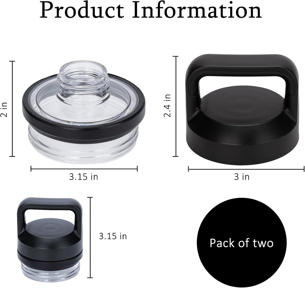 YETI Chug Replacement Lid Cap - Leak-Proof & BPA-Free for 18oz, 26oz, 36oz, 46oz, 64oz Bottles
