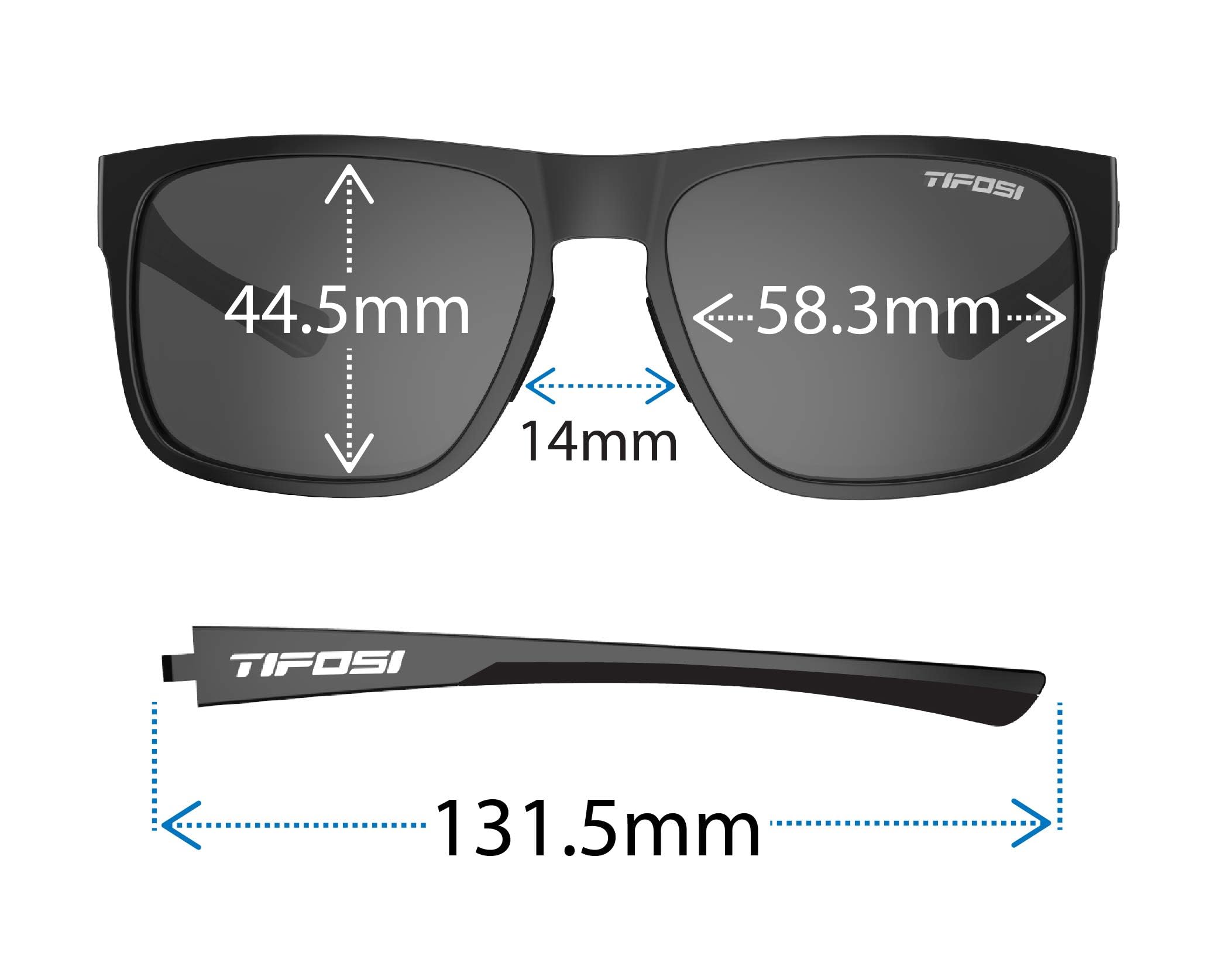 Tifosi Optics Swick Sunglasses (Blackout/Smoke lenses)