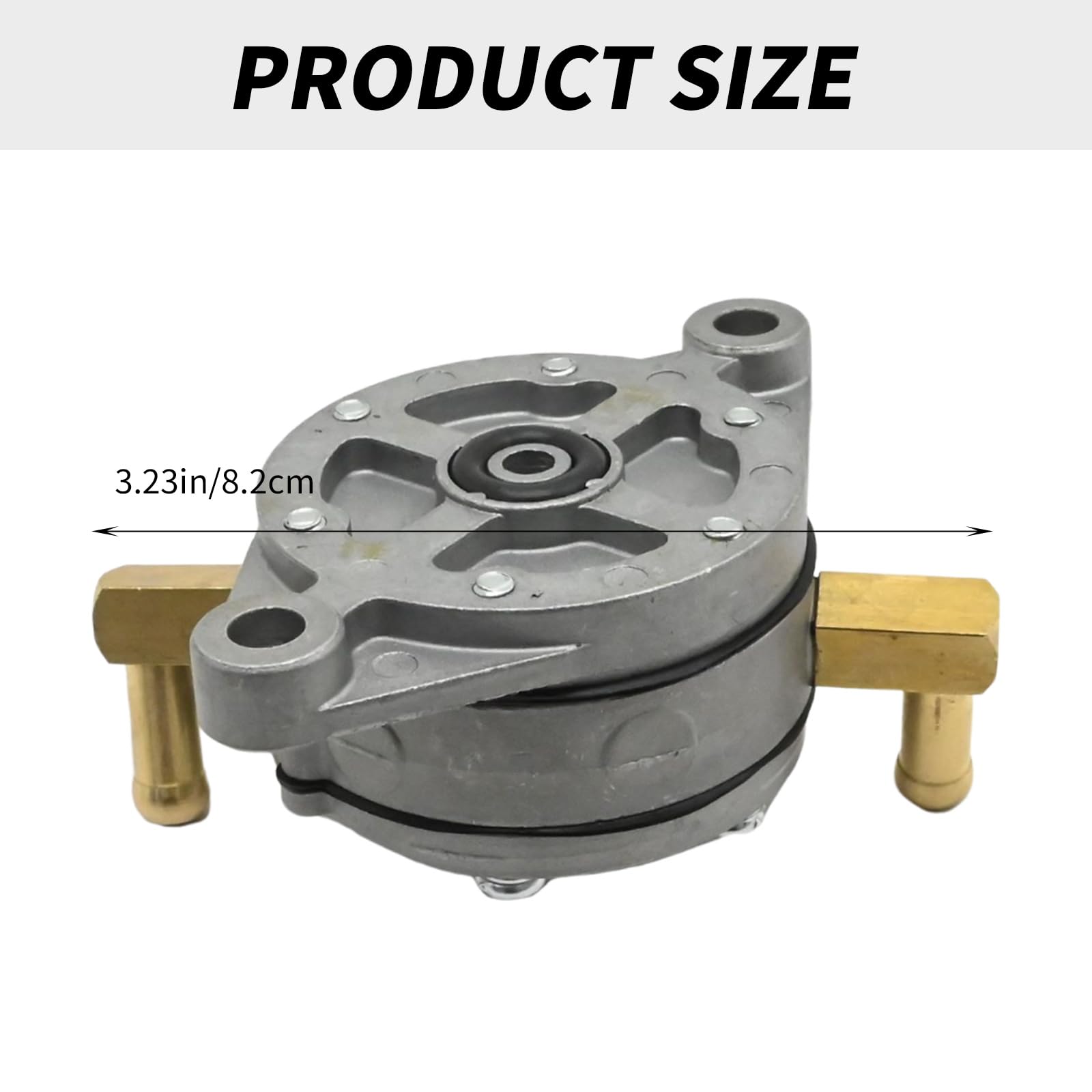 VIKKSAER 14151-G1 24233G1 Fuel Pump Kit with Fuel Filter, Replacement for EZGO Marathon Gas Golf Cart 2-Cycle Engine 1989 1990 1991, Replaces 14151G1, 24233-G1