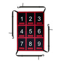 CORECISE Red Numbered Strike Zone Target for Baseball & Softball Net – 9-Zone Pitching Target